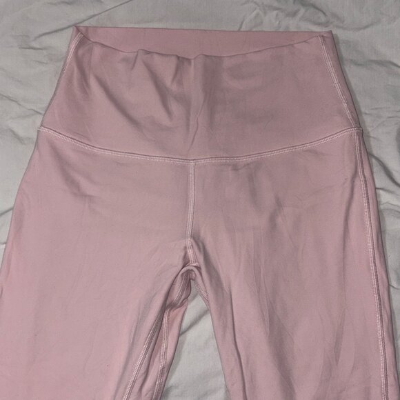 EXCELLENT Lululemon Align High-Rise Crop 21" Leggings Flush Pink Yoga Pants 6 - Picture 3 of 13